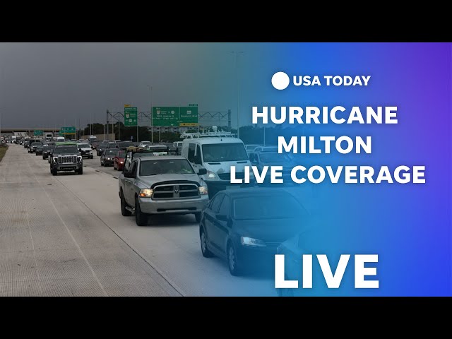 ⁣Watch live: Hurricane Milton heads toward Florida