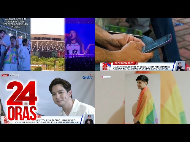 ⁣24 Oras: (Part 3) "Hello, Love, Again" tour sa Taguig, jampacked; halos 100 celebrities at