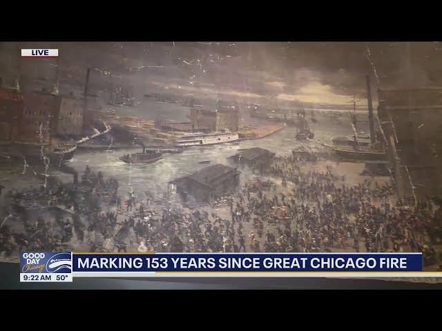 ⁣Today marks 153 years since the Great Chicago Fire