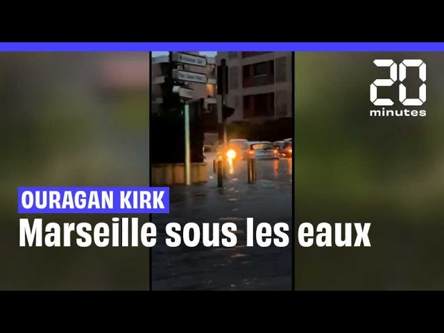 ⁣Ouragan Kirk : Marseille sous les eaux #shorts