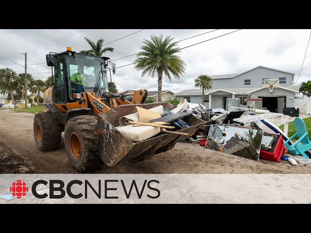 ⁣Milton hurtles toward Florida's storm-battered west coast