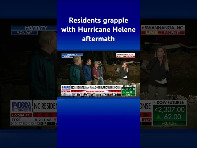 ⁣North Carolina residents sound off on FEMA over Hurricane Helene response #shorts