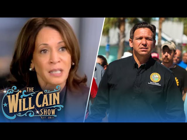 ⁣Live: VP Harris BOMBS 60 Minutes! PLUS, Gov. DeSantis calls her out over hurricane | Will Cain Show