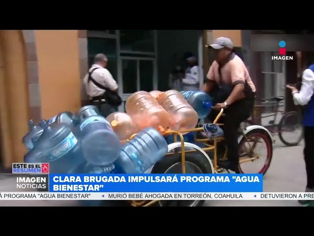 ⁣Clara Brugada impulsará el programa “Agua Bienestar”