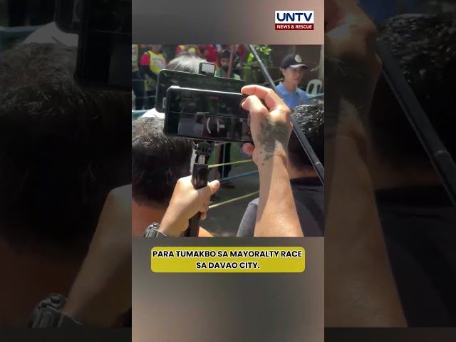 ⁣Ex-CSC chair Karlo Nograles, kakalabanin si ex-Pres. Rodrigo Duterte sa Davao City mayoral race