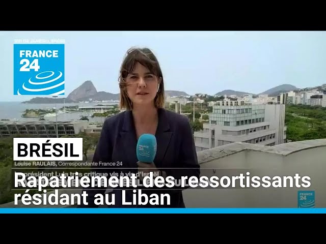 ⁣Bombardements au Liban : rapatriement de brésiliens • FRANCE 24