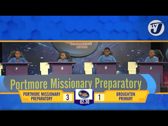 ⁣Portmore Missionary Preparatory vs Broughton Primary | TVJ Jnr. Schools' Challenge Quiz 2024