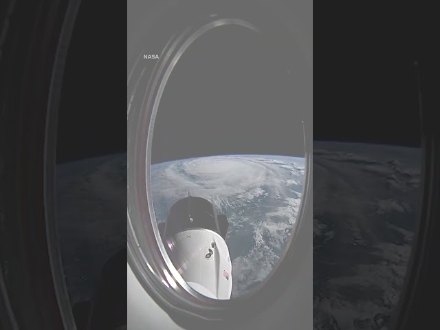 ⁣NASA captures timelapse of Hurricane Milton in space