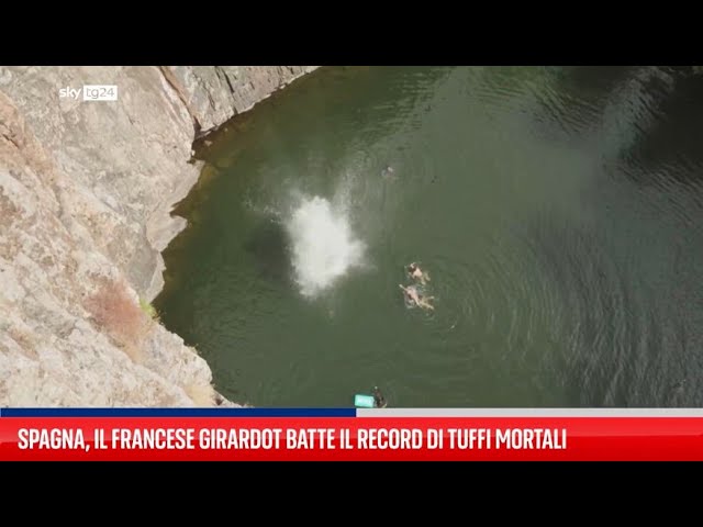 ⁣Record mondiale di tuffo della morte