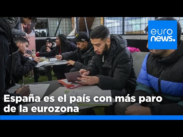 ⁣España es el país con más paro de la eurozona, según los últimos datos de Eurostat