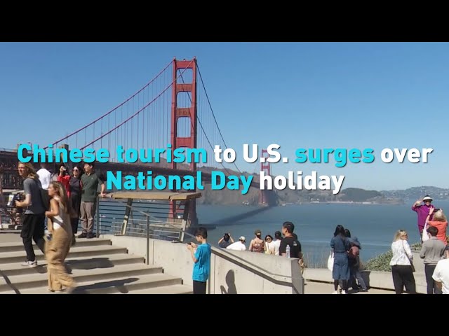 ⁣Chinese tourism to U S  surges over National Day Holiday