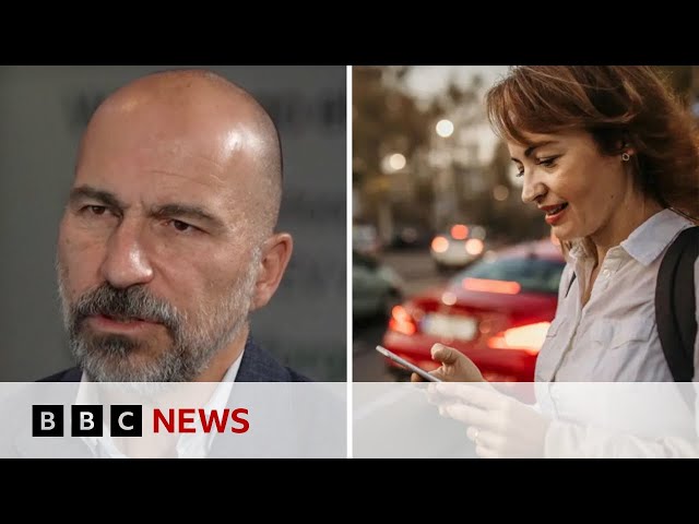 ⁣Wait a few more minutes for an electric Uber, says firm’s boss | BBC News