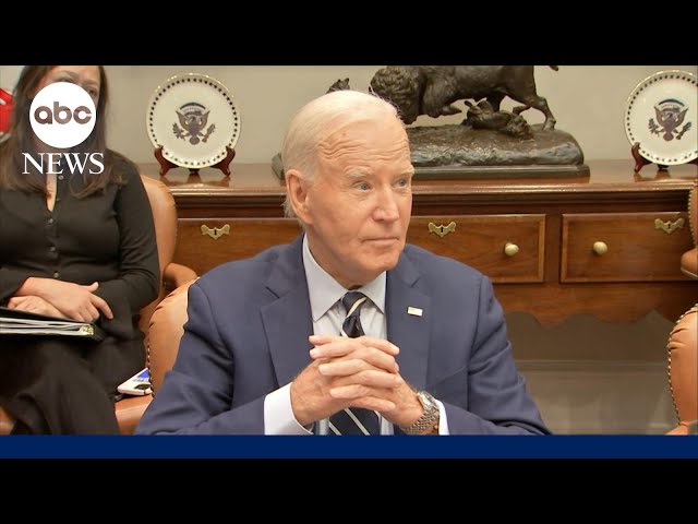 ⁣Biden delivers remarks on federal preparation for Hurricane Milton