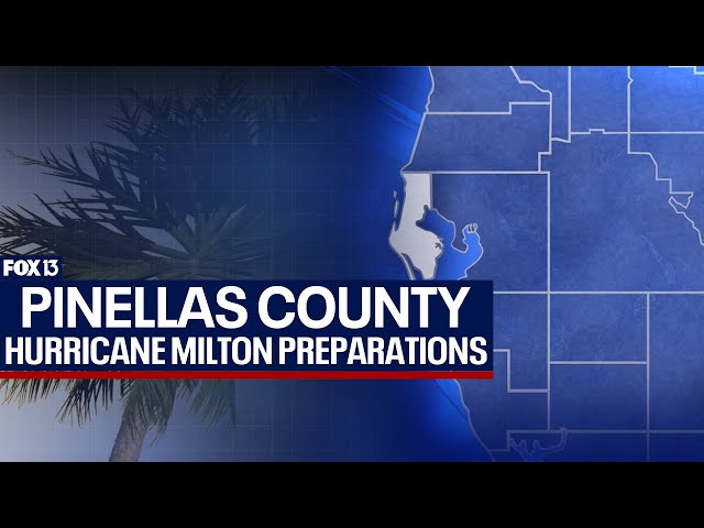 ⁣Hurricane Milton: Update on Pinellas County preparations