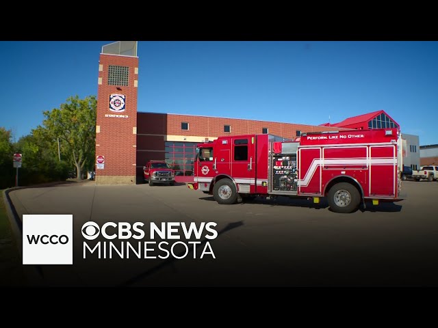 ⁣West metro firefighters get look at electric fire truck