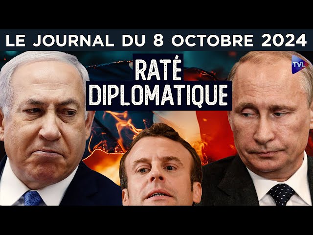 ⁣Israël - Ukraine : Macron méprisé partout - JT du mardi 8 octobre 2024