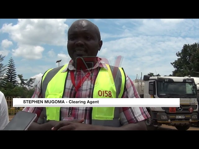 ⁣500 trucks stranded as agents protest new levies at Kenya-Uganda border