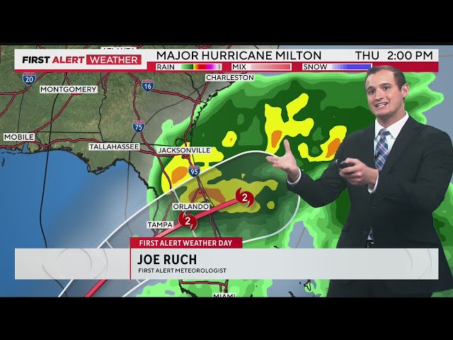 ⁣An update on Hurricane Milton, and above average temperatures a bit closer to home in Denver