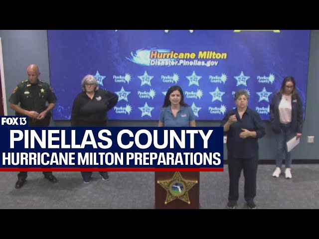 ⁣Pinellas County: Final preparations ahead of Hurricane Milton