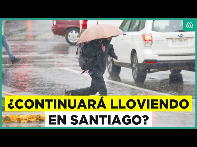 ⁣Fría jornada en Santiago: ¿Cuándo volverá a llover?