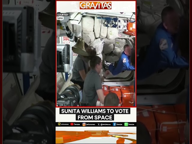 ⁣US Elections 2024: Sunita Williams To Vote From Space | GRAVITAS | WION Shorts