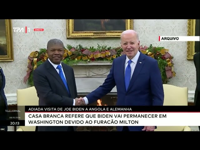 Adiada visita de Joe Biden a Angola e Alemanha