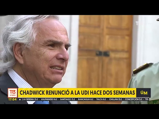 ⁣Andrés Chadwick renunció a la UDI en medio de polémica por Caso Hermosilla