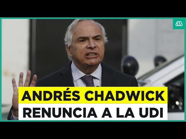 ⁣Confirman renuncia de Andrés Chadwick a la UDI