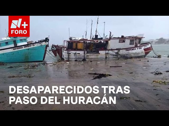 Desaparecen 4 pescadores en Puerto Progreso por huracán Milton - Las Noticias