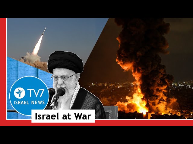 ⁣Iran threatens Israel re looming attack; Jerusalem vows to achieve war aims TV7 Israel News 08.10