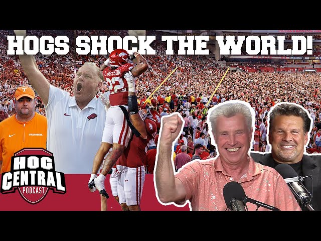 ⁣Rocky Toppled! The Hog Central Podcast: Arkansas upsets #4 Tennessee!