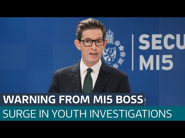 ⁣‘Staggering’ rise in children being investigated for terrorism, says MI5 boss