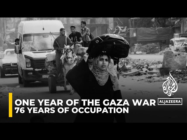 ⁣365 Days of Israel's war on Gaza, 76 years of occupation