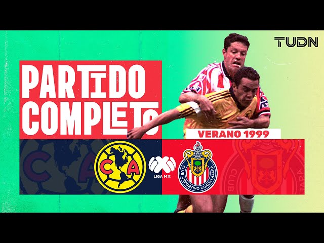 ⁣PARTIDO COMPLETO | LA BRONCA más grande del clásico | América Vs Chivas | Liga Mx Verano 1999 | TUDN