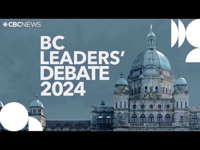 ⁣BC Leaders’ Debate 2024