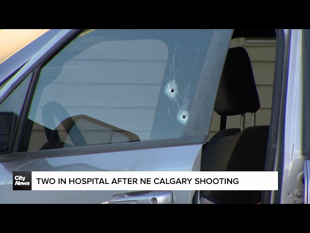 ⁣Two in hospital after NE Calgary shooting