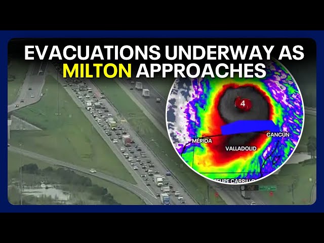 ⁣Hurricane Milton: Evacuations underway in Florida