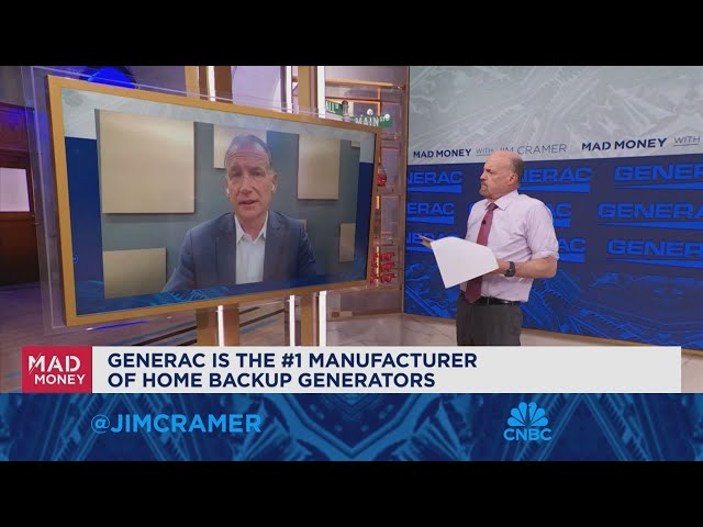 ⁣Generac CEO Aaron Jagdfeld goes one-on-one with Jim Cramer