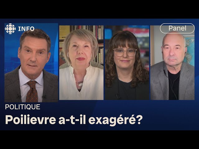 ⁣Panel politique : Poilievre s'en prend à Joly (et ça ne passe pas)