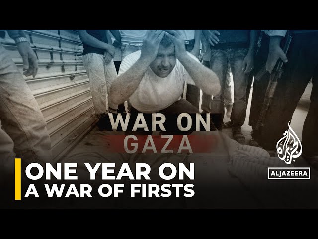 ⁣One year of Israel’s war on Gaza: A war of firsts