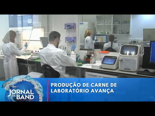 ⁣Carne de laboratório? Produção avança para atender demanda da população | Jornal da Band