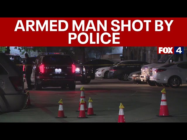 ⁣Arlington police fatally shoot armed suspect after reports of suspicious man at apartment complex