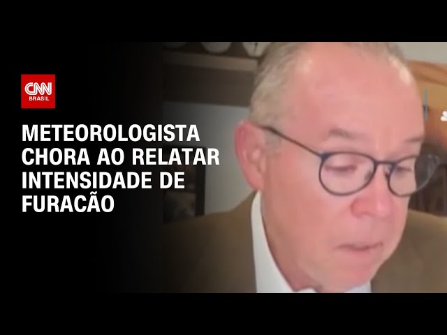 ⁣Meteorologista chora ao relatar intensidade de furacão |CNN PRIME TIME