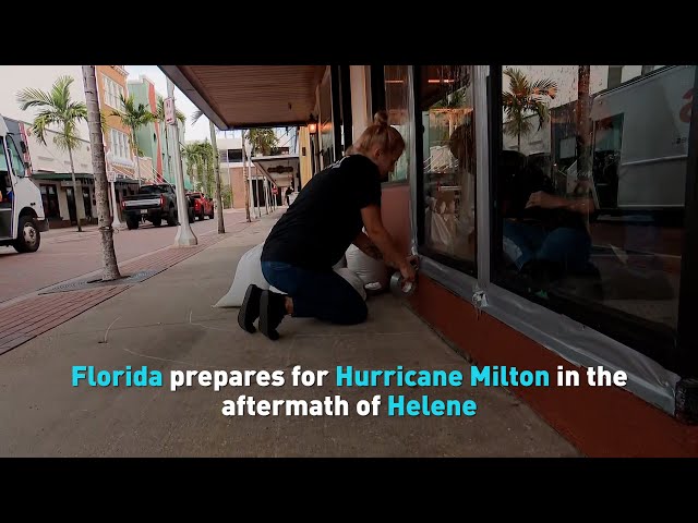 ⁣Florida prepares for Hurricane Milton in the aftermath of Helene