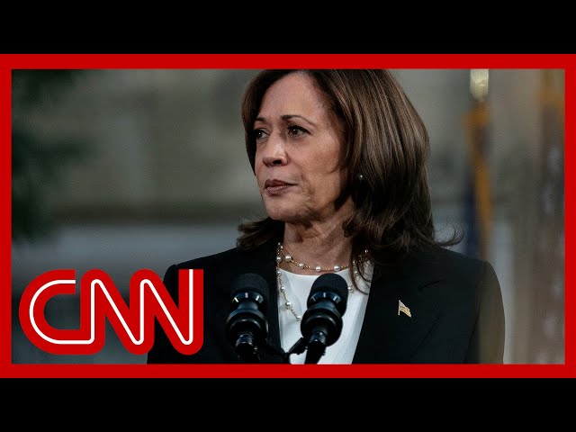 ⁣Harris reacts to claim Trump secretly sent Putin individual Covid tests