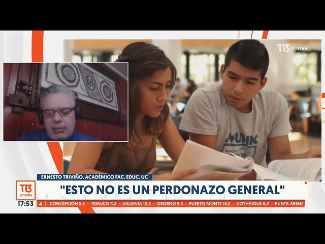 ⁣Academico UC y proyecto de fin al CAE: "Esto no es un perdonazo general"