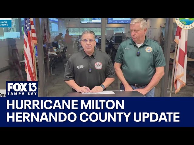 ⁣Hurricane Milton: Hernando County prepares for storm's impact