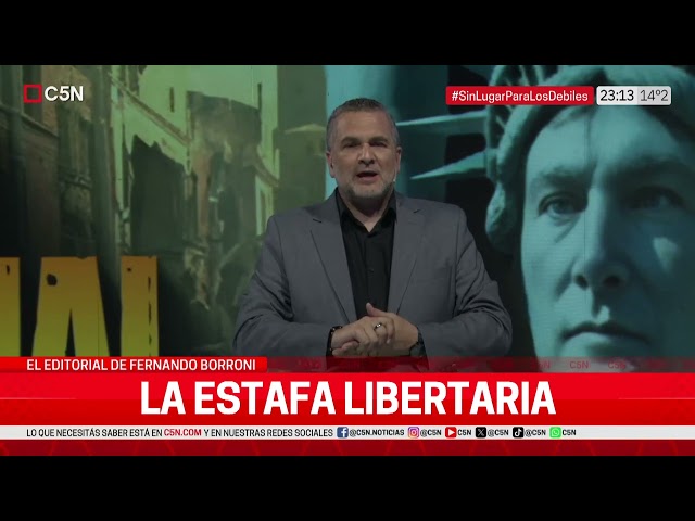 ⁣El editorial de Fernando Borroni en SIN LUGAR PARA LOS DÉBILES