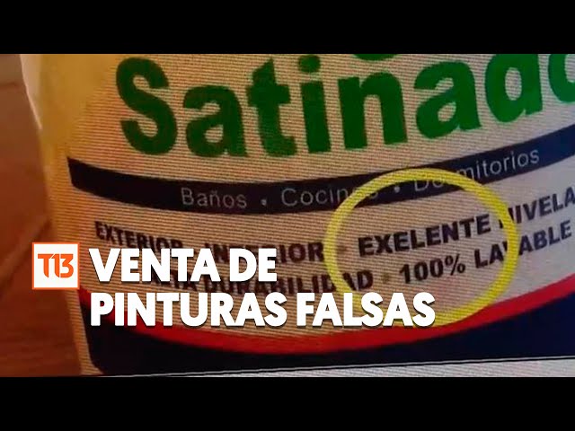 ⁣Denuncian venta de pinturas falsas en Marketplace: Envases tienen notorio error ortográfico