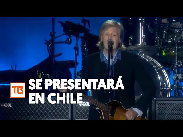 ⁣Paul McCartney ya está en Chile: así fue su llegada al país